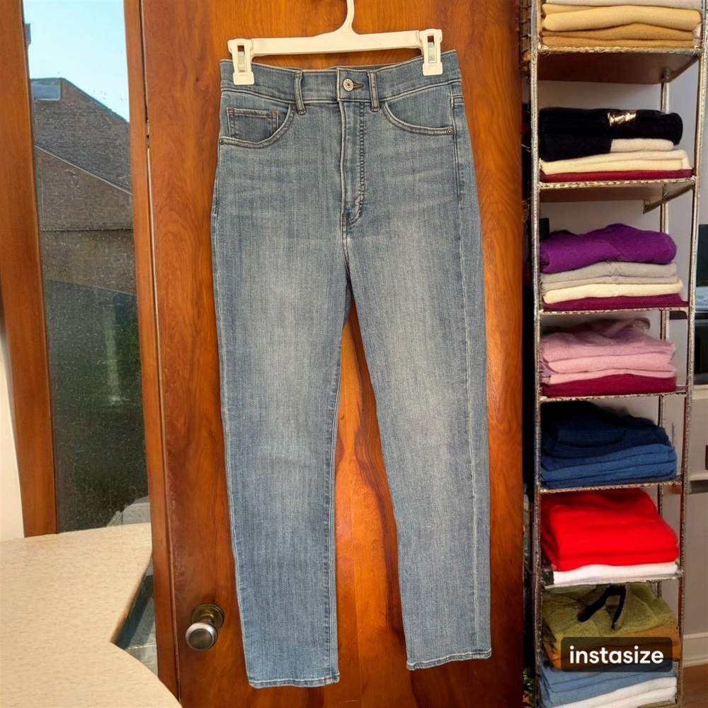 Express Light Blue Women's Skinny Jeans